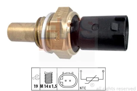 Датчик температури охолоджуючої рідини MB Sprinter 96-06/Vito 96-03 EPS 1.830.350
