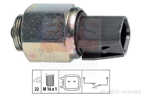 Датчик увімкнення заднього ходу Ford Transit Connect 1.8 02-13/Focus/Galaxy 1.4-2.5 98- (M16x1) EPS 1.860.242