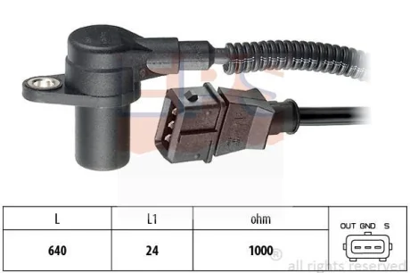 Датчик положення колінвалу Iveco Daily III/Fiat Ducato/Renault Mascott 2.8 HDi 99- EPS 1.953.301