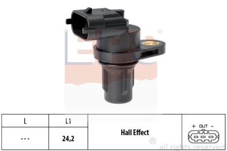 Датчик положення розподільного валу MB Vito (W639) 07- EPS 1.953.387