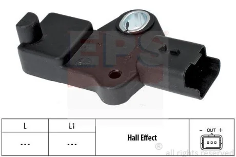 Датчик положення колінвалу Fiat Scudo/Citroen Jumpy/Peugeot Expert 2.0 HDI 06- EPS 1.953.524