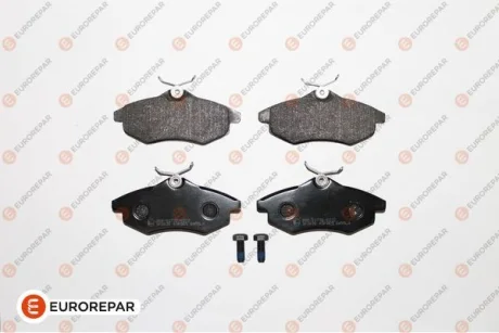 Гальмівні колодки пер. Citroen C2/C3 02- (TRW) (122.5x53x19) EUROREPAR 1617257080