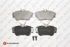 Колодки гальмівні дискові (комплект 4 шт) EUROREPAR 1617282180 (фото 1)