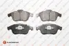 Колодки гальмівні дискові (комплект 4 шт) EUROREPAR 1623055880 (фото 1)