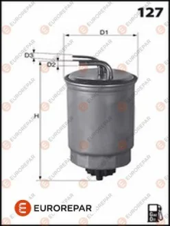Фільтр паливний Corsa D 1.3 CDTI 06- EUROREPAR 1643628180