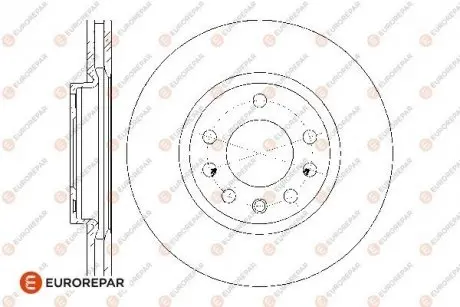 Диски гальмівні (к-т 2 шт) EUROREPAR 1676009680