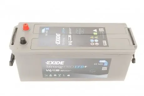 Акумуляторна батарея 140Ah/800A (513x189x223/+R/B00/B0) StrongPro (EFB+) EXIDE EE1403