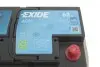 Аккумуляторная батарея 60Ah/680A (242x175x190/+R/B13) (Start-Stop AGM) EXIDE EK600 (фото 2)