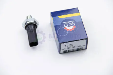 Датчик давления масла (1,2-1,6bar/ 1 конт./чорний) VW T4/Golf IV/Audi A4/A6 1.6-5.0 95-10 FACET 7.0135