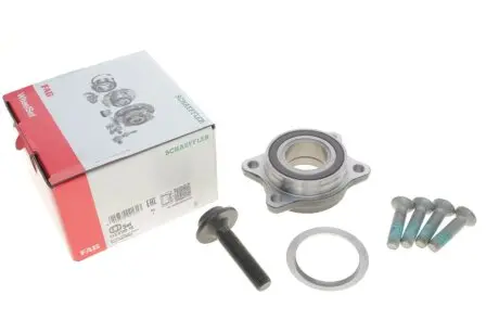 Подшипник ступицы (передней) Audi A6 04-11 (+ABS) FAG 713 6109 10