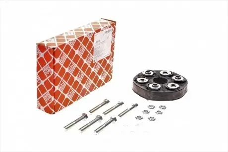 Муфта кардана еластична MB E-class (W124/C124)/190 (W201) 86-96 (к-кт з болтами) FEBI BILSTEIN 01975