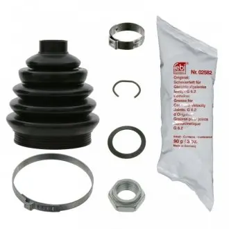 Пыльник ШРКШ (наружный) VW Caddy I/II -00/ Golf III/ IV -06 (26x78x109) + смазка + хомуты + гайка FEBI BILSTEIN 03595