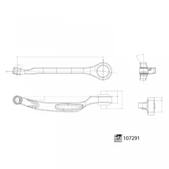 Важіль підвіски передній FEBI BILSTEIN 107291