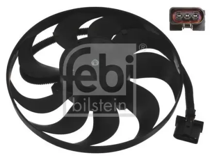 Вентилятор радіатора AUDI A3, A4 B5, TT SEAT CORDOBA, IBIZA III, LEON, TOLEDO II SKODA FABIA I, FABIA I PRAKTIK, OCTAVIA I, OCTAVIA II, OCTAVIA I/KOMBI VW BORA, BORA I, GOLF IV 1.0-3.2 11.94- FEBI BILSTEIN 14744