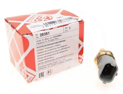 Датчик темп. охлаждающей жидкости OPEL(FEBI) FEBI BILSTEIN 28381