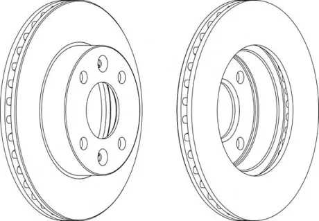 Диск гальмівний FERODO DDF1521