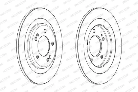 Диск гальмівний FERODO DDF2200C