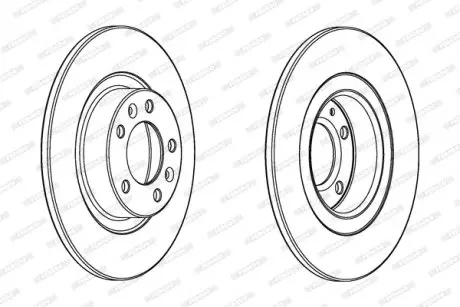 Диск гальмівний FERODO DDF2297C