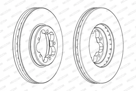 Диск гальмівний FERODO DDF2469