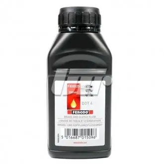 Рідина гальмівна DOT 4 0.25л FERODO FBX025