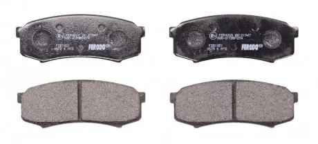 Колодки тормозные дисковые FERODO FDB1021