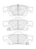 Колодки тормозные дисковые FERODO FDB4819 (фото 1)