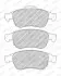 Колодки тормозные дисковые FERODO FDB4953 (фото 1)