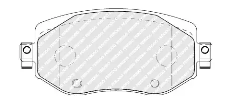 Гальмівні колодки, дискові FERODO FDB5104