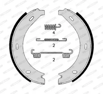 Колодки гальмівні барабанні FERODO FSB4306