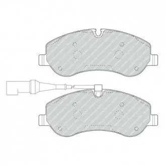 Колодки тормозные дисковые FERODO FVR4909