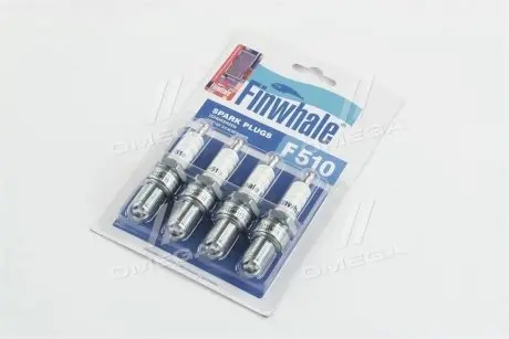 Свеча зажигания ВАЗ 2108-2115, 1117-1119 8 клап. 21214 (компл.4 шт) Finwhale F510