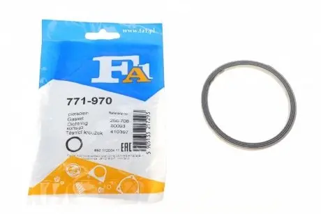 Прокладка выхлопной трубы Toyota Camry 2.0/2.2 GLI -96 (70x82.5x5.2) (кольцо) Fischer Automotive One (FA1) 771-970