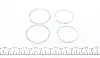 Ремкомплект суппорта (переднего) MB E-class (W124) 93-98 (d=40/44mm) (Lucas) (+4 поршня) FRENKIT 240915 (фото 10)