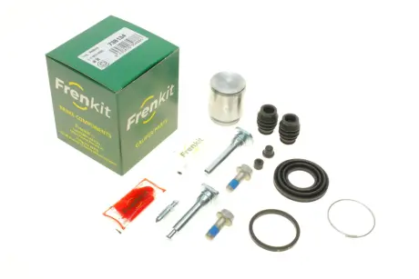 Ремкомплект супорта (заднього) Subaru Forester/Legacy 97- (d=38mm) (+поршень/направляюча) (Akebono) FRENKIT 738134