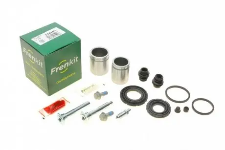 Ремкомплект суппорта (переднего) Honda Accord 08- (d=38/43mm) (+2 поршня/направляющая) (Akebono) FRENKIT 738152