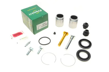 Ремкомплект супорта (переднього) Infiniti QX56 05-14 (d=44mm) (+2поршні/направляюча) (Akebono) FRENKIT 744301