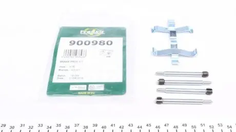 Планка суппорта (заднего) прижимная (к-кт) Volvo S70/V70 97-02 (Ate) FRENKIT 900980