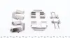 Планка суппорта (заднего) прижимная (к-кт) VW T4 90-03 (Lucas) (с датчиком расхода колодок) FRENKIT 901233 (фото 2)