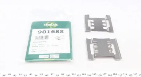 Планка суппорта (переднего) прижимная (к-кт) Renault Master 01- (Bosch) FRENKIT 901688