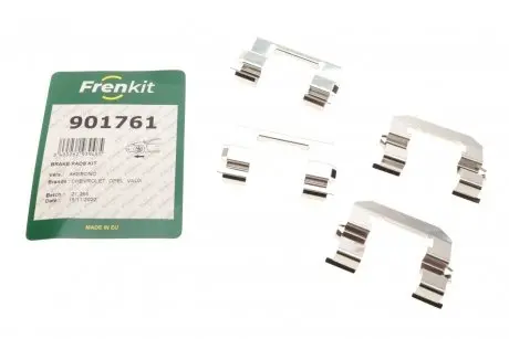 Планка суппорта (переднего) прижимная (к-кт) Opel Antara/Chevrolet Captiva 2.0-3.2 06- (Mando) FRENKIT 901761