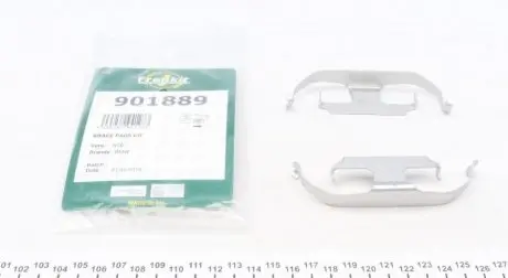 Планка супорта (заднього) прижимна (к-кт) BMW 3 (F30/F80) 3.5 i/d 11- (Ate) FRENKIT 901889