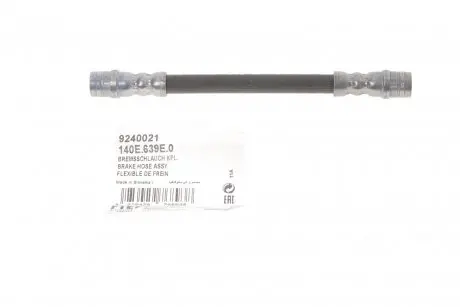 Шланг тормозной (задний) VW Golf IV/Skoda Rapid/Fabia 97- (140mm) FTE 9240021 (фото 1)