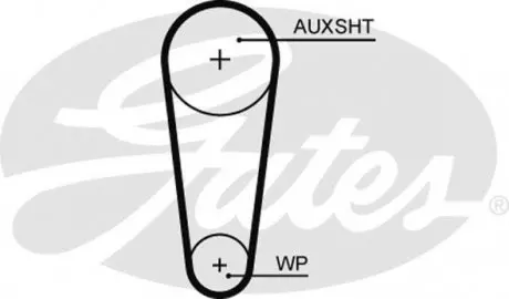 Ремінь ГРМ VW Caddy/Golf/Polo/Audi A3/Q2/Q3/Seat Leon 1.0-1.6 14- (81x10) Gates 5682XS