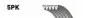 Ремінь Gates 5PK1335 (фото 1)