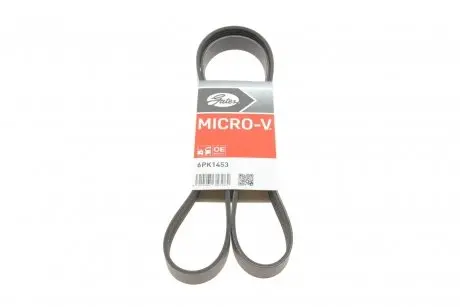 Ремень генератора Peugeot/Citroen 1.4i Gates 6PK1453