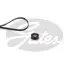 Комплект ременя генератора Ford Fiesta/Focus 1.6 09- (6PK1019) Gates K016PK1019SF (фото 1)