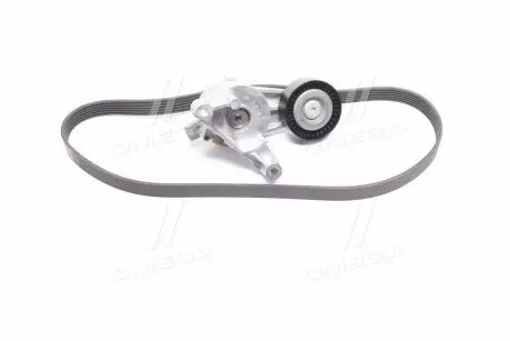 Комплект ременя генератора VW Caddy III 1.9 TDI/2.0 SDI 04-10 (6PK 1050) Gates K026PK1053 (фото 1)
