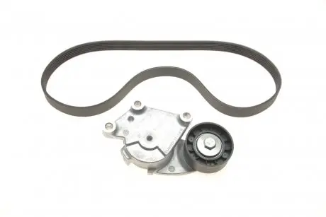Комплект ремінця генератора Citroen Berlingo/Peugeot Partner 1.6 HDi 08- (6PK975) Gates K026PK975