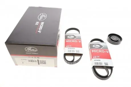 Комплект ремінця генератора Hyundai Elantra/Tucson/I30/Kia Ceed 2.0 04- (4PK890/4PK855) Gates K074PK890