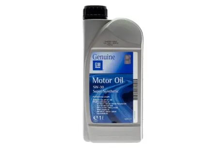 Олива 5W30 Super Synthetic (1L) (BMW LL-04/MB 229.31/MB 229.51/PORSCHE C30/VW 503.01/504.00/507.00) GM 93165009